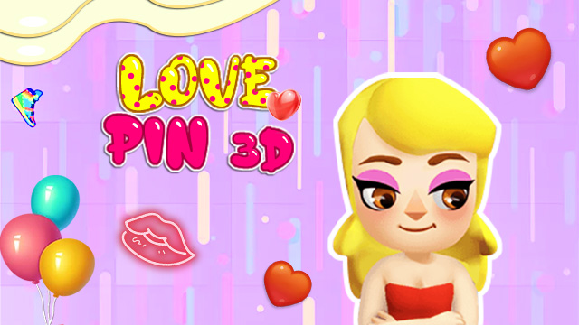 Love Pin 3d